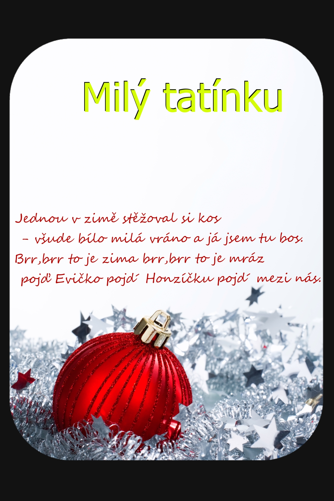 Ben vánoce 1